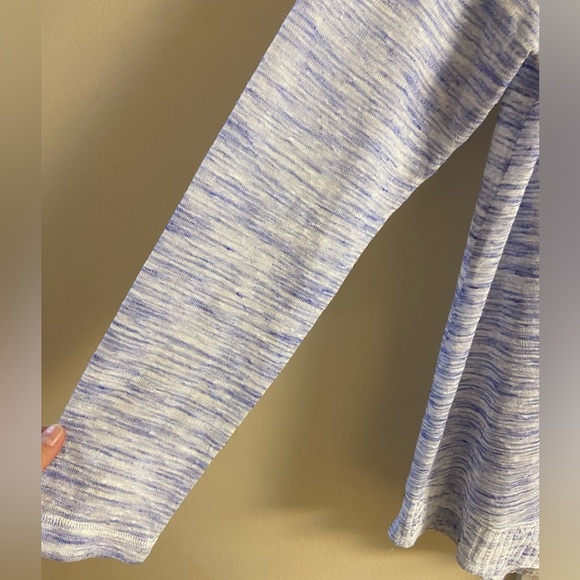 Akemi &Kin Anthropologie the Ezri marled knit asymmetrical‎ tunic top Large - Picture 6 of 11